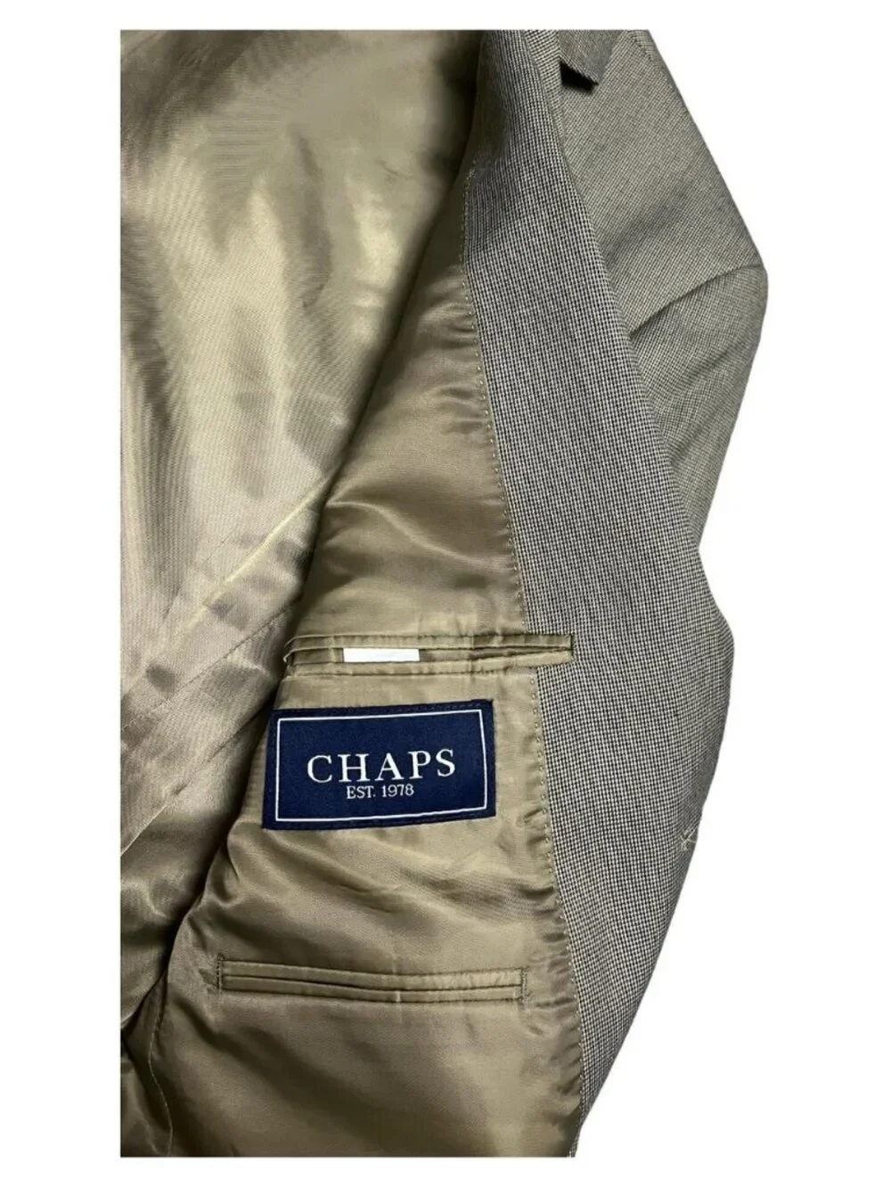 CHAPS Luxury Designer Formal Business Suit Jacket Blazer Mens Medium 40S